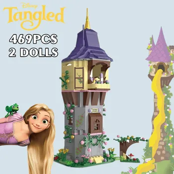 Disney Saldēti Elza Anna Princese Olaf Skaitļi Pilsētas Rapunzel Tornis Tangled Modeļa Veidošanas Bloku Ķieģeļu Diy Rotaļlietas Meitenēm Dāvanu Mazulis