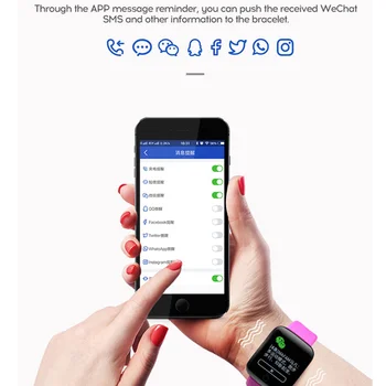 Smart Skatīties 2021. gadam Vīriešiem, Sievietēm, Bērniem Ūdensizturīgs Sirds ritma Monitors Miega Fitnesa Tracker Aproce par Xiaomi Apple Skatīties