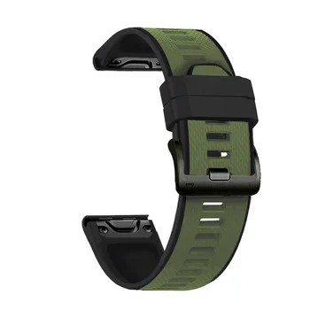 26mm Ātri Atbrīvot Silikona Watchband Siksnu Garmin Fenix 6X Pro/Fenix 5X Plus/3 3HR/TACTIX DELTA/Enduro/D2 Bravo Smart Skatīties