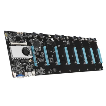 Kalnrūpniecības Mātesplati Kopumu Combo 8 GPU Miner Bitcoin Kriptogrāfijas Ethereum BTC Ar 8GB RAM, mSATA SSD, Strāvas Kabelis Ieguves Ekspertu Padome