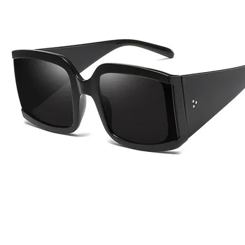 Kvadrātveida saulesbrilles sieviešu lielgabarīta black luksusa modes saulesbrilles vīriešiem Vintage Liels rāmis Toņos Sieviešu brilles Oculos De Sol