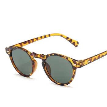 Maza Kadru Leopard Krāsu Tendence, Brilles, Saulesbrilles Sieviešu Mode Vīriešu Classic Retro Brilles