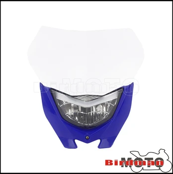 Motociklu LED Priekšējo Lukturu Par Yamaha YZ85 YZ125 YZ250 YZ250FX WR250F 450F 250R Netīrumi Velosipēds Dual Sporta Enduro galvenie Lukturi